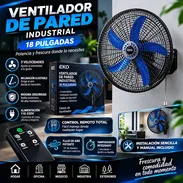 Ventilador Ciclon de Pared de 18", marca EKO con Mando - Img 58111294