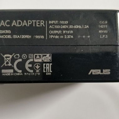 Cargador marca: ASUS EXA1209EH AC/DC Adapter | 45W | 19.5V 2.37A - Img 121345494