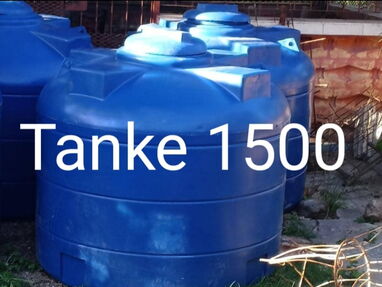 Azul de cuatro torre1500 litros tanque de agua para cisterna o placa con domicilio incluido - Img main-image