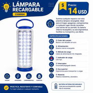 LÁMPARA RECARGABLE 2208004 - Img 56064062