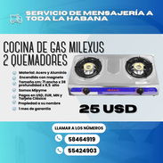 🔥 COCINA DE MESA MILEXUS DE 2 QUEMADORES 🔥  💰 Precio: $25 USD - Img 55607107