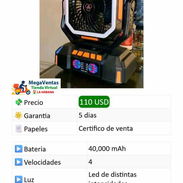 Ventilador recargable F22 - Img 56892109