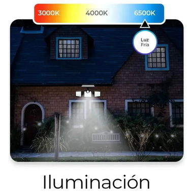 Lampara solar con sensor de movimiento - 6/8