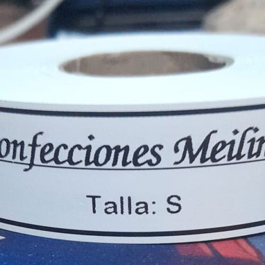 Etiquetas personalizadas y tallas - Img 116298497