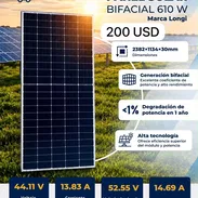 ⚡️¡Panel Solar Bifacial Longi 610W con Envío Gratis! ☀️⚡ - Img 49491063