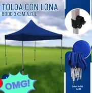 Tolda Plegable 3x3mts azul blue - Img 50954236