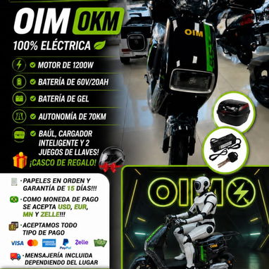 Moto eléctrica, moto de combustión, bicimoto, bicicleta eléctrica, patineta eléctrica, triciclo - Img 123561013