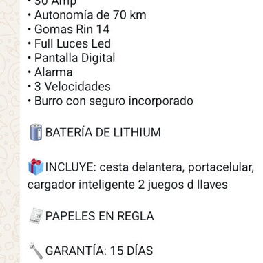 Moto Eléctrica Velga - Img 123498633