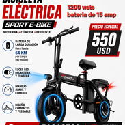 Bicicleta Eléctrica SPORT-E BIKE - Img 56445636