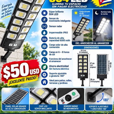 Lámpara solar y panel - 2/2