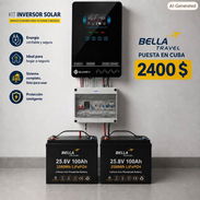 Kit Inversor Solar Bella Travel – Puesta en Cuba Energía confiable para tu hogar o negocio. Sistema completo. 💰2400 USD - Img 57523106