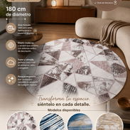 Alfombra Circular Decorativa – 180 cm (CV) - Img 55286446