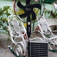 Ventilador de Pedestal Recargable Solar de 16" - Img 55446970
