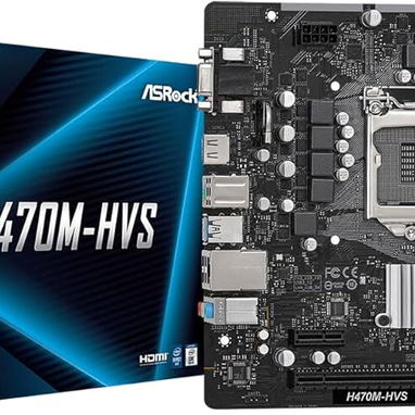 GUAO!_MOTHERBOARD ASROCK H470M-HVS + INTEL CELERON G5905(4MB) + 8GB RAM DDR4 ADATA(2666Mhz)|NUEVO EN CAJA!!. 5410-9151 - 2/2