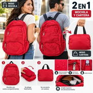 Mochila 2 en 1 roja (M-1) - Img 58077518