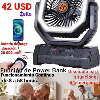 Ventilador recargable F6 - Img 121230965