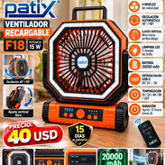 VENTILADOR RECARGABLE F18 Nuevos en caja - Img 57859675