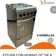 Estufa de 4 hornillas con horno nueva - Img 45627636