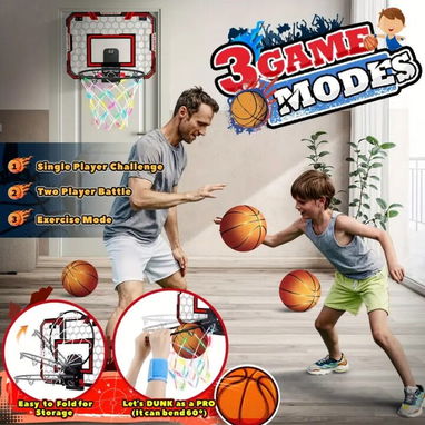 Mini aro de baloncesto LED con control remoto – Diversión deportiva en casa | Juguetes y Cole... | videojuegoshabana.com - Img 124175193