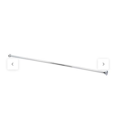 Barra cortina de baño recta cromo 135 cm - Img 123002276