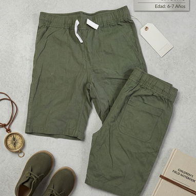 Shores bermudas niño talla 6-7 , 3 tonos disponibles, vedado mensj disp - Img 124279532