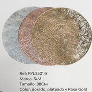 Doyle Individual Decorativo Metalizado Circular (cv) - Img 53448238