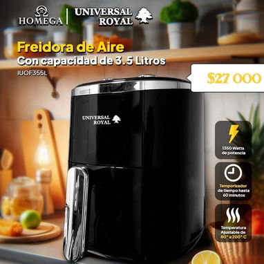 Freidora de aire 3.5 litros Licuadora (Batidora) cocina inducción cafetera alarma - Img 123692268