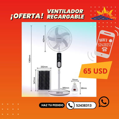 Ventilador recargable - Img 122062196