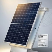​Panel Solar Bifacial 630W (HS630TC-MHC-D) - Img 56823647