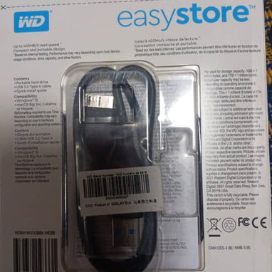 SSD Externo WD Easystore 1TB OKm neww - 2/3