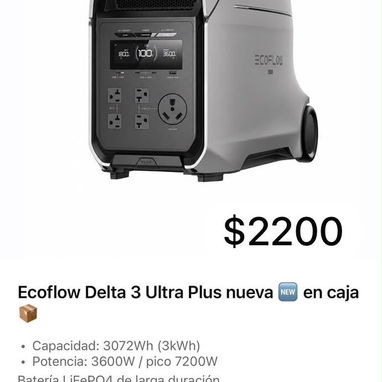 Ecoflows en venta - 4/10