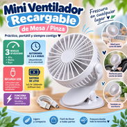 Ventiladores recargables 5" de pinza para cuna o coche de bebé (Yus) 🤍 22 USD - Img 57100849