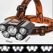 Minilinterna recargable de cabeza de 5 led - Img 58356061