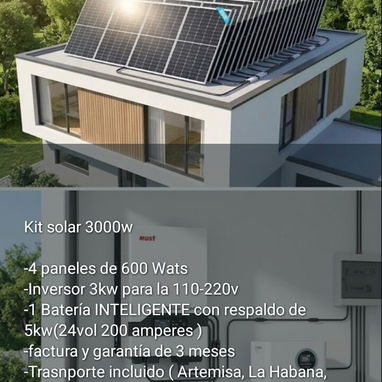 Inversores y Set de Inversores con y sin Baterías y Paneles Variados - Img 124916505