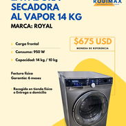 Lavadora secadora a vapor Royal - Img 55928175