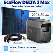 Combo de Ecoflow delta 3 Max con cable de 10 metros y panel de 450W - Img 58181923