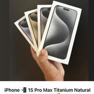 Iphone 15 Pro Max Titanium Natural de 256gb Sellado en caja con varios colores disponibles ⭐⭐⭐⭐⭐ - Img 45190741