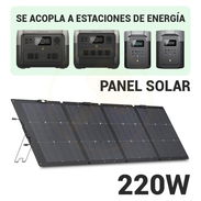 Panel Solar Portátil ECOFLOW 220W, Plegable 360usd - Img 55867389