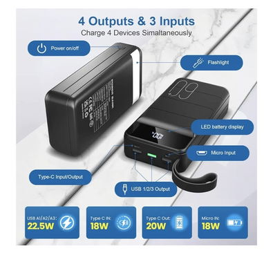 Cargador portátil de 60000mAh - 2/2