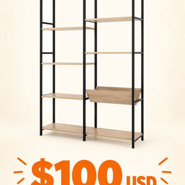 Muebles y Estantes Modernos MDF / Metal - 8/9