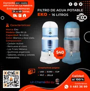 💲40💲FILTROS DE AGUA EKO 16 LITROS. TLF 54833699 - Img 49301773