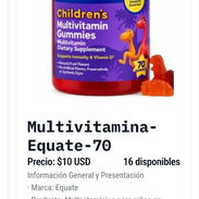 Multivitamina Equate 70 gomitas - Img 58236658