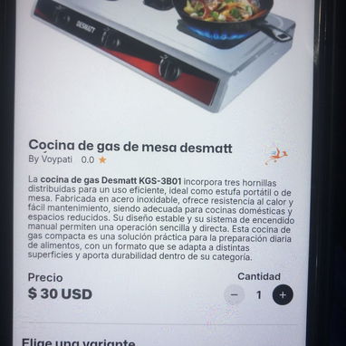 Cocina de gas de tres Hornillas envío x 2 usd a cualquier municipio de la habana - 2/2