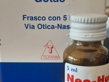 Gotas óticas y nasales hidrocortisona+neomicinas para otitis y rinitis WhatsApp 53 53256973 - Img main-image