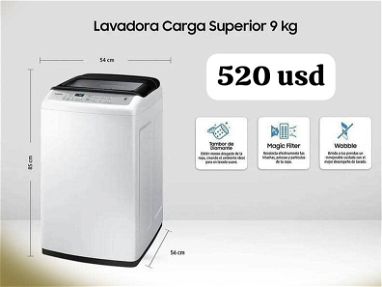 Lavadora automática Samsung de 9 kg Mensajería incluida - Img main-image-45656050