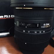 Vendo Lente Sigma para Nikon 10-20 f 3.5 EX Nuevo en caja 150 usd Llamar al 53634931 - Img 46040563