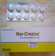 Nor-Crezinc (Sulfato de Zinc), tab, 50 mg - Img 45801688