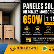 Paneles Solares Bifaciales Monocristalinos de 650W - Img 55823851