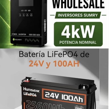 Estacion de energía Solar, Inversores, Baterias, Ventilador recargable, bicicletas eléctricas y mucho más... - 9/10