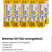 Pilas 12V * Batería 12V / Bateria Alcalina / Modelo 27A - Img 45399330
